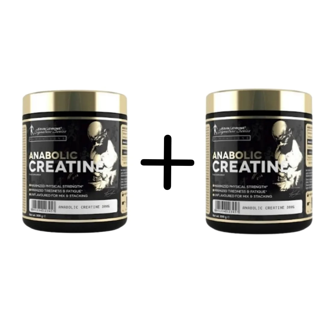 kevin-levrone-anabolic-creatine-2pack.webp Pack of 2 Kevin Levrone Anabolic Creatine 300g - Image 1
